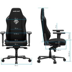������ ��� �������� Anda Seat Phantom 3 Size XL Fabric Dark Gray (AD18XL-52-GB-F-G01) - �������� 8