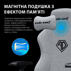 ����� ��� ������� Anda Seat Phantom 3 Pro Size L Grey Fabric (AD18YC-06-G-F) - �������� 10