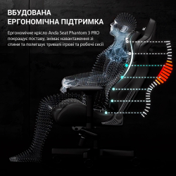 ����� ��� ������� Anda Seat Phantom 3 Pro Size L Grey Fabric (AD18YC-06-G-F) - �������� 17