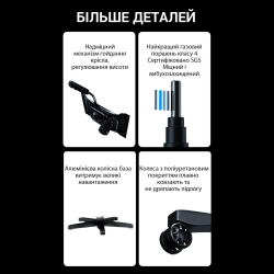 ����� ��� ������� Anda Seat Phantom 3 Pro Size L Dark Gray Linen Fabric (AD18YC-06-GB-F) - �������� 11