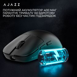 Мышь беспроводная Ajazz AJ159Pro Black (AJ159-PRO-B) - Картинка 7