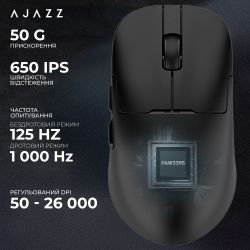 Мышь беспроводная Ajazz AJ159Pro Black (AJ159-PRO-B) - Картинка 8