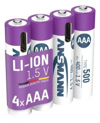 ������������ Ansmann AAA/HR03 Li-Ion 500 mAh BL 4 �� - �������� 2