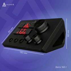 Контролер для стримінгу Ajazz AKP03E USB Black - Картинка 6