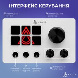 Контролер для стримінгу Ajazz AKP03E USB White - Картинка 7