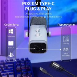 Микрофон Fifine AM8TW White - Картинка 7