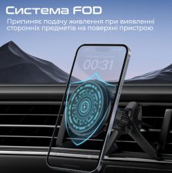 Беспроводное зарядное устройство Promate MagChill-Ga MagSafe Black (magchill-ga) - Картинка 6