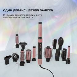 Стайлер Cecotec Bamba CeramicCare 14in1 AirGlam Black (CCTC-00251) - Картинка 2