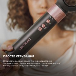 Стайлер Cecotec Bamba CeramicCare 14in1 AirGlam Black (CCTC-00251) - Картинка 8