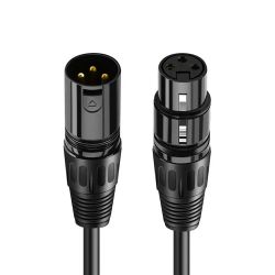����������� ������ Cabletime PRO XLR 3P XLR Male to Female 2� Black (CF24L) - �������� 1