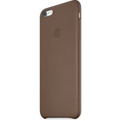 ����� Apple Leather Case ��� iPhone 6 Plus/6S Plus Brown (MGQR2) - �������� 2