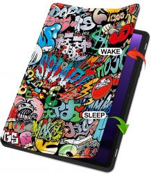 �����-������ BeCover Flexible TPU Mate ��� Samsung Galaxy Tab S9 (SM-X710/SM-X716)/S9 FE (SM-X510/SM-X516B) Graffiti (712534) - �������� 11