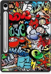 �����-������ BeCover Flexible TPU Mate ��� Samsung Galaxy Tab S9 (SM-X710/SM-X716)/S9 FE (SM-X510/SM-X516B) Graffiti (712534) - �������� 14