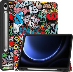 �����-������ BeCover Flexible TPU Mate ��� Samsung Galaxy Tab S9 (SM-X710/SM-X716)/S9 FE (SM-X510/SM-X516B) Graffiti (712534) - �������� 5