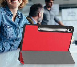 �����-������ BeCover Flexible TPU Mate ��� Samsung Galaxy Tab S9 (SM-X710/SM-X716)/S9 FE (SM-X510/SM-X516B) Red (712531) - �������� 8