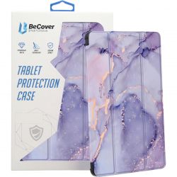 �����-������ BeCover Soft Edge TPU ��� Xiaomi Redmi Pad SE 8.7 Purple Marble (712577)