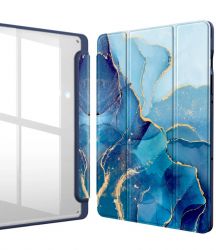 Чехол-книжка BeCover Soft Edge TPU для Xiaomi Redmi Pad SE 8.7 Blue Marble (712572) - Картинка 5