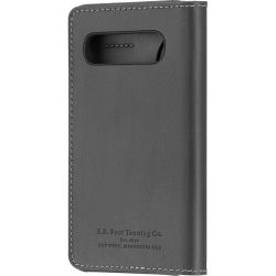 �e���-������ Platinum Leather Wallet ��� Samsung Galaxy S10 SM-G973 Black (PT-MGS10LWFB) - �������� 3