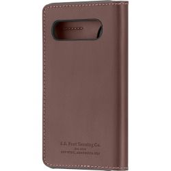 Чeхол-книжка Platinum Leather Wallet для Samsung Galaxy S10 SM-G973 Brown (PT-MGS10LWFBR) - Картинка 3