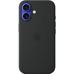 �e���-�������� Apple Silicone Case with MagSafe ��� Apple iPhone 16 Black (MYY13)