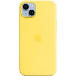 �����-�������� Apple Silicone Case with MagSafe ��� Apple iPhone 14 Plus Canary Yellow (MQUC3) - �������� 3
