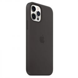 �����-�������� Apple Silicone Case with MagSafe ��� Apple iPhone 12 Pro Max Black (MHLG3) - �������� 3