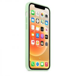 �����-�������� Apple Silicone Case with MagSafe ��� Apple iPhone 12 Pro Max Pistachio (MK053) - �������� 4
