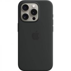 �����-�������� Apple Silicone Case with MagSafe ��� Apple iPhone 15 Pro Black (MT1A3) - �������� 4