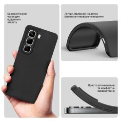 �����-�������� BeCover ��� Infinix Hot 50 Pro (X6881) Black (712740) - �������� 5