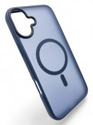 Чeхол-накладка BeCover Metal Buttons Case MagSafe для Apple iPhone 16 Plus Blue (712094) - Картинка 2