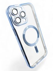 Чeхол-накладка BeCover TPU Chrome Case MagSafe для Apple iPhone 16 Pro Max Sierra Blue (712087) - Картинка 2