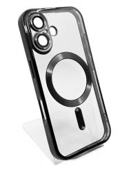 Чeхол-накладка BeCover TPU Chrome Case MagSafe для Apple iPhone 16 Plus Black (712075) - Картинка 2