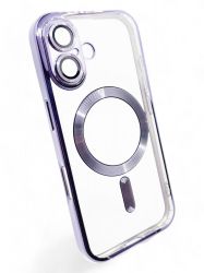 Чeхол-накладка BeCover TPU Chrome Case MagSafe для Apple iPhone 16 Plus Purple (712079) - Картинка 2