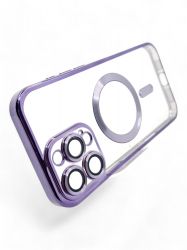 Чeхол-накладка BeCover TPU Chrome Case MagSafe для Apple iPhone 16 Pro Purple (712084) - Картинка 3