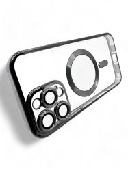 Чeхол-накладка BeCover TPU Chrome Case MagSafe для Apple iPhone 16 Pro Black (712080) - Картинка 3