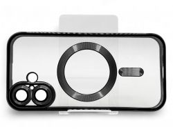 Чeхол-накладка BeCover TPU Chrome Case MagSafe для Apple iPhone 16 Black (712070) - Картинка 4