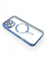 Чeхол-накладка BeCover TPU Chrome Case MagSafe для Apple iPhone 16 Pro Max Sierra Blue (712087) - Картинка 4