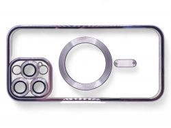 Чeхол-накладка BeCover TPU Chrome Case MagSafe для Apple iPhone 16 Pro Max Purple (712089) - Картинка 4