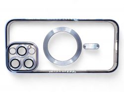 Чeхол-накладка BeCover TPU Chrome Case MagSafe для Apple iPhone 16 Pro Sierra Blue (712082) - Картинка 5