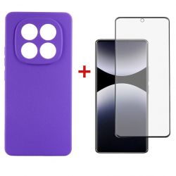 �����-�������� Dengos Carbon ��� Xiaomi Redmi Note 14 Pro Purple (DG-KM-130) + ������� ����