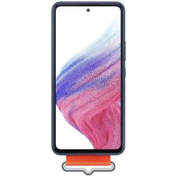 Чехол-накладка Samsung Silicone Cover with Strap для Samsung Galaxy A53 SM-A536 Navy (EF-GA536TNEGRU) - Картинка 2
