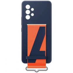 Чехол-накладка Samsung Silicone Cover with Strap для Samsung Galaxy A53 SM-A536 Navy (EF-GA536TNEGRU) - Картинка 5