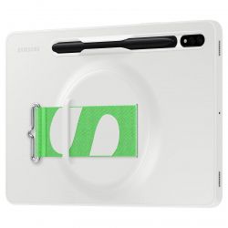 Чохол-накладка Samsung Strap Cover для Samsung Galaxy Tab S7 SM-T870/SM-T875/Tab S8 SM-X700/SM-X706 White (EF-GX700CWEGRU) - Картинка 3