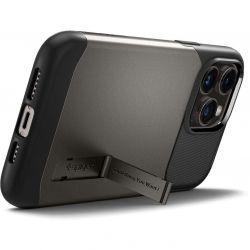 Чeхол-накладка Spigen Slim Armor with MagFit для Apple iPhone 14 Pro Max Gunmetal (ACS04646) - Картинка 4