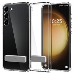 Чeхол-накладка Spigen Ultra Hybrid S для Samsung Galaxy S23 SM-S911 Crystal Clear (ACS05717) - Картинка 3