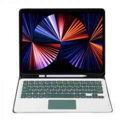 Чохол з бездротовою клавіатурою (TouchPad) BeCover для Apple iPad Pro 12.9 (2020/2021/2022) Dark Green (712383) - Картинка 3