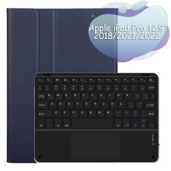 Чохол з бездротовою клавіатурою (TouchPad) BeCover для Apple iPad Pro 12.9 (2020/2021/2022) Deep Blue (712382) - Картинка 5
