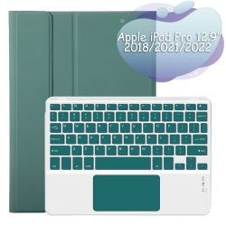 Чохол з бездротовою клавіатурою (TouchPad) BeCover для Apple iPad Pro 12.9 (2020/2021/2022) Dark Green (712383) - Картинка 5
