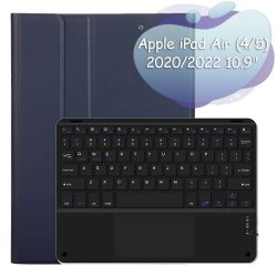 Чехол с беспроводной клавиатурой (TouchPad) BeCover для Apple iPad Air 10.9 (2020/2022) Deep Blue (712370) - Картинка 6