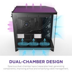 ������ NZXT H9 Flow Black ��� �� (CM-H92FB-01) - �������� 3